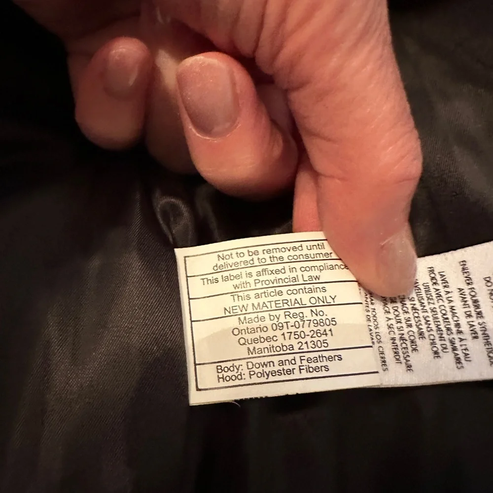 Derek Lam 10 Crosby Women's Black Puffer down Coat with Faux Fur Trim - Picture 10 of 11